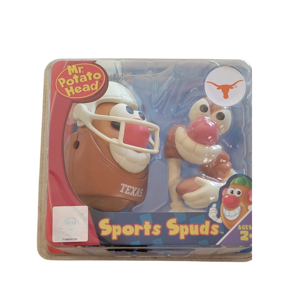 Texas Longhorns Mr. Potato Head Sports Spuds Hasbro Official NCAA 2007 New NIB